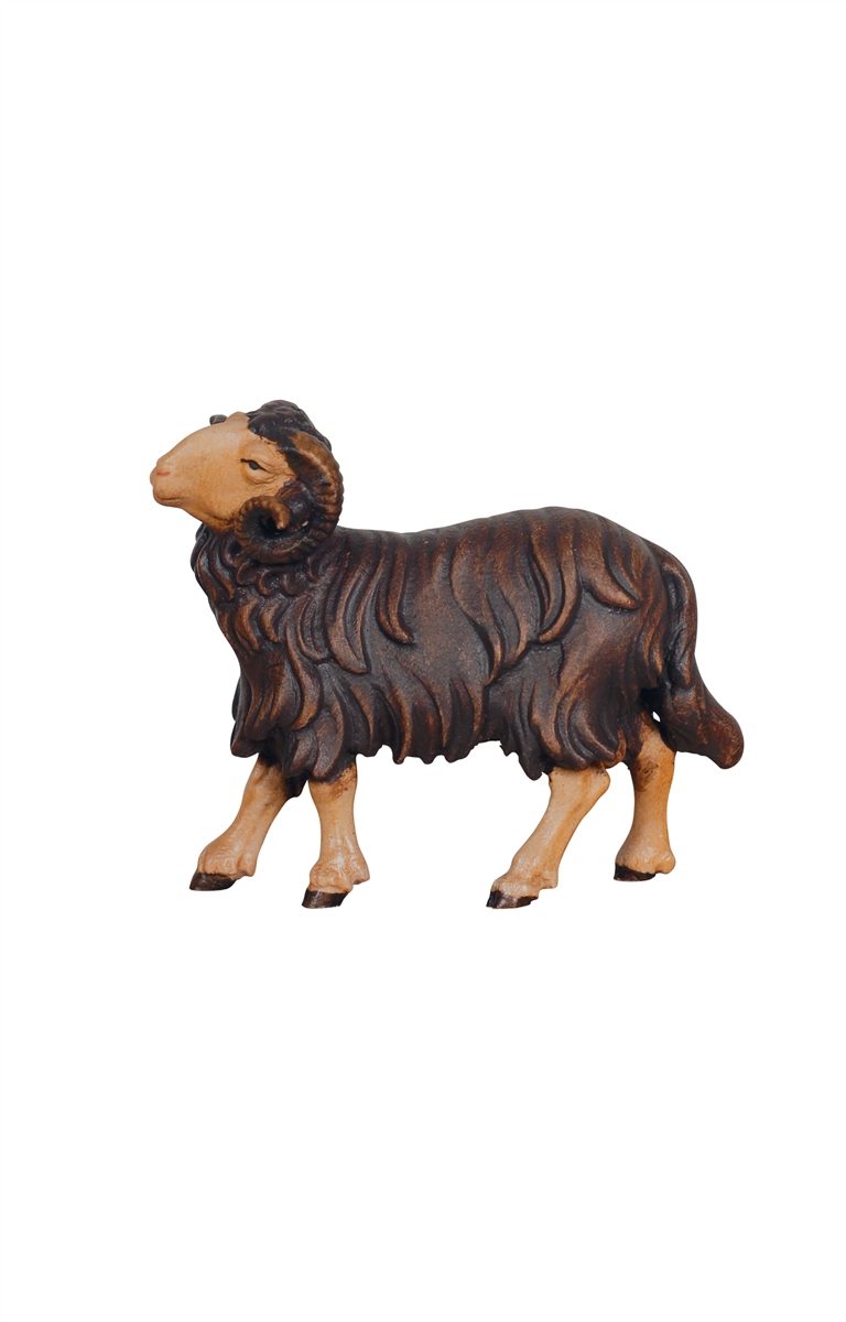 Kostner Nativity Ram left-looking black