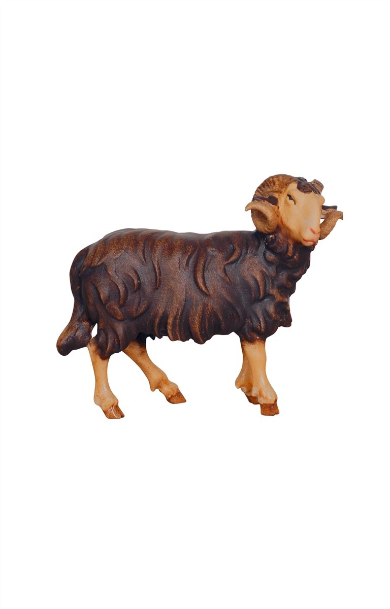 Kostner Nativity Ram right-looking black