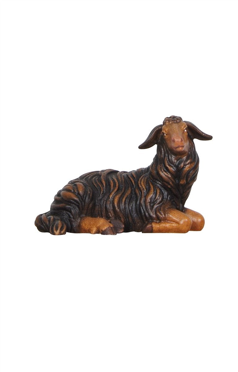 Kostner Nativity Sheep lying right looking black