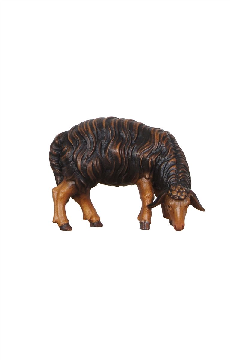 Kostner Nativity Sheep Grazing Right-Looking Black