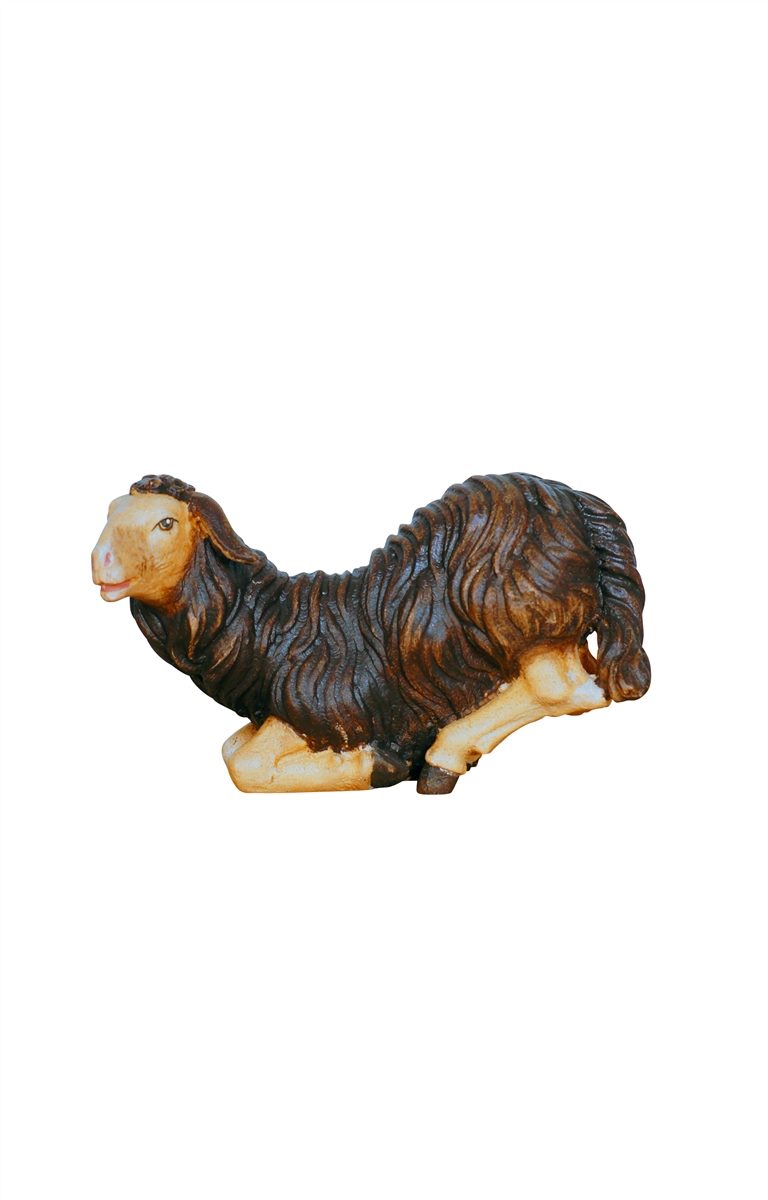 Kostner Nativity Sheep Kneeling Black
