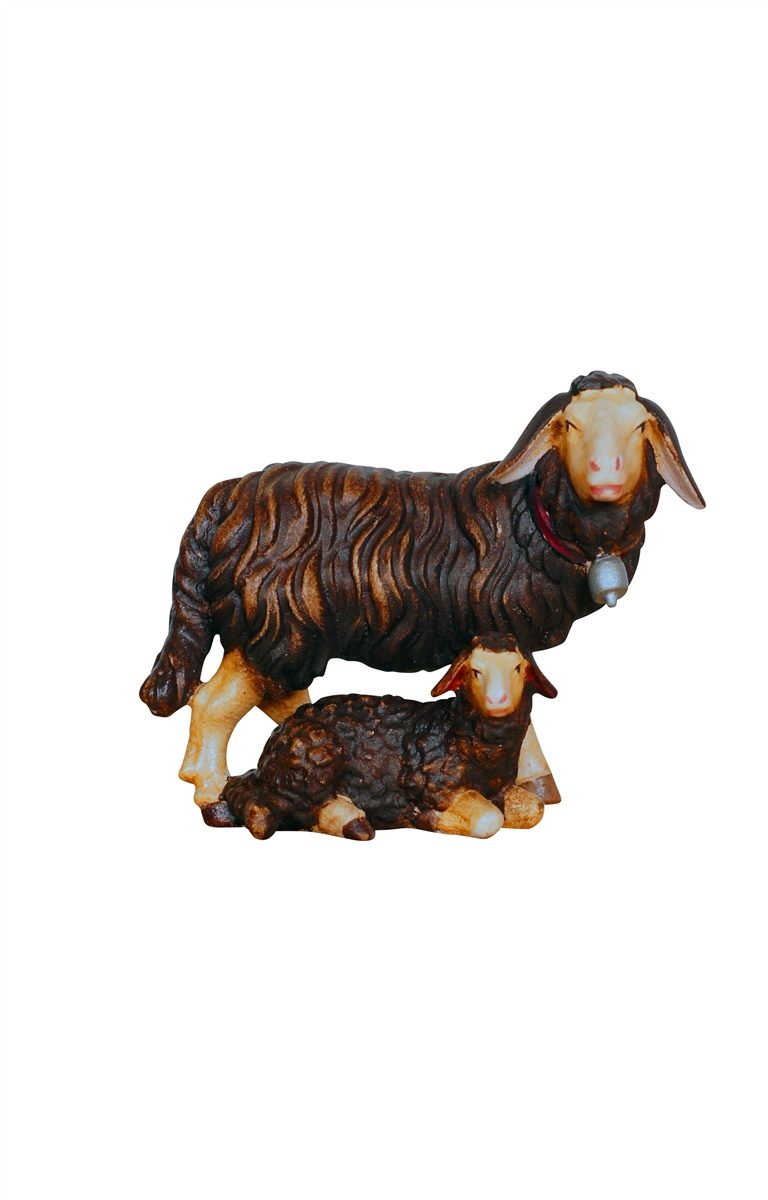 Kostner Nativity Sheep Group Black