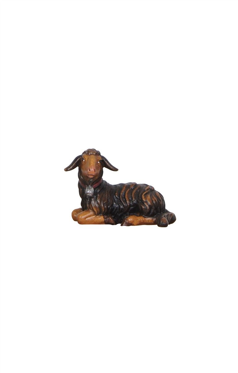 Kostner Nativity Lamb lying left looking black