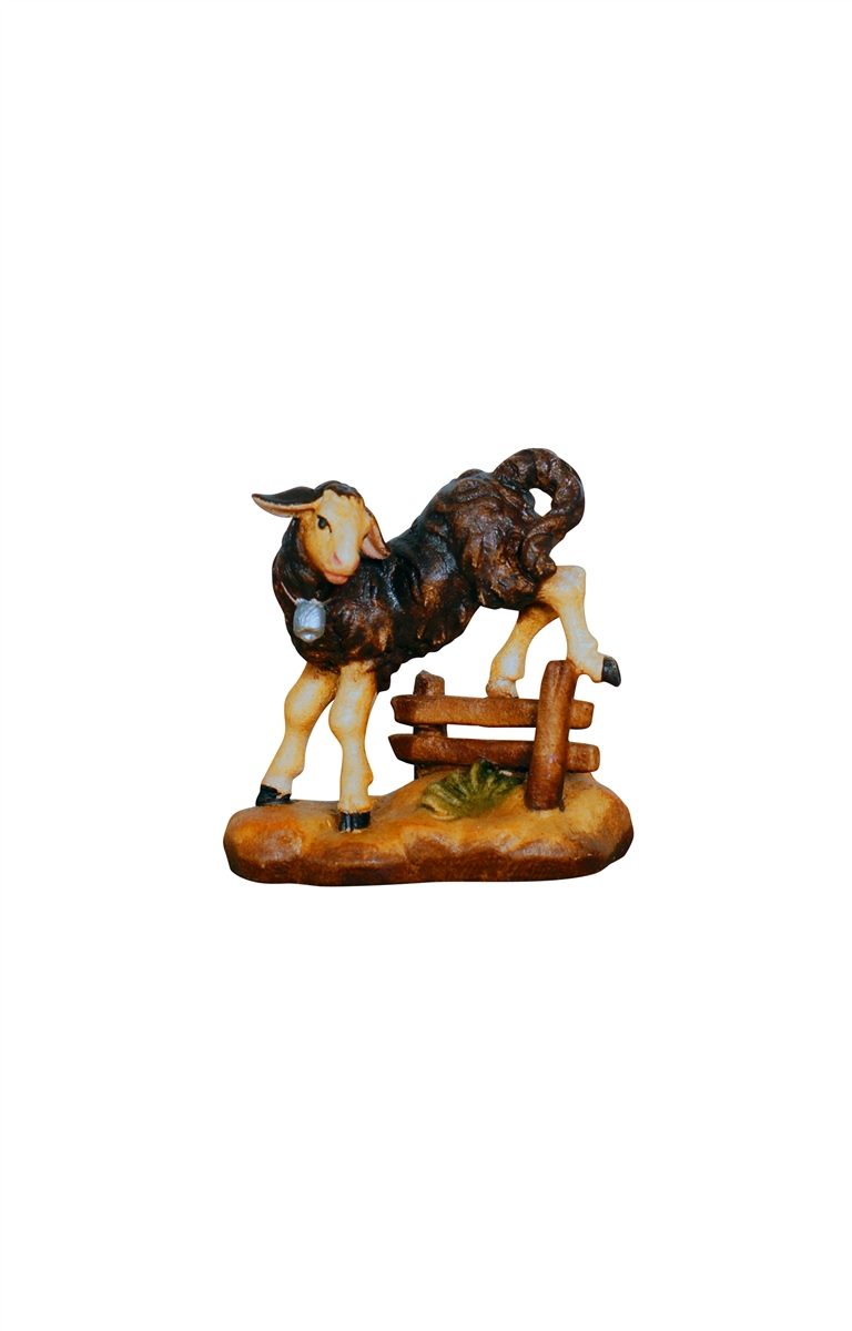 Kostner Nativity Lamb Jumping Black