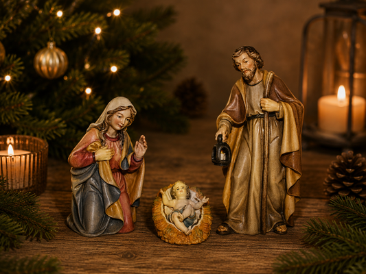Die Heilige Krippe von ULPE | Neue Weihnachtskrippe aus Südtirol