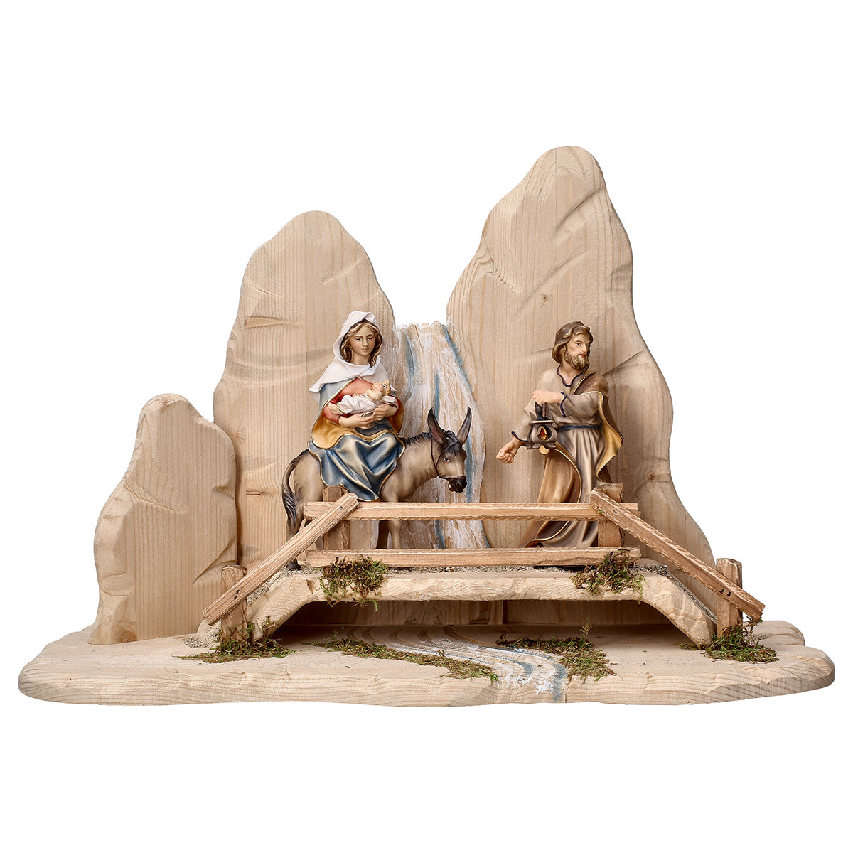 Ulrich Krippe Flucht nach Ägypten mit Brücke