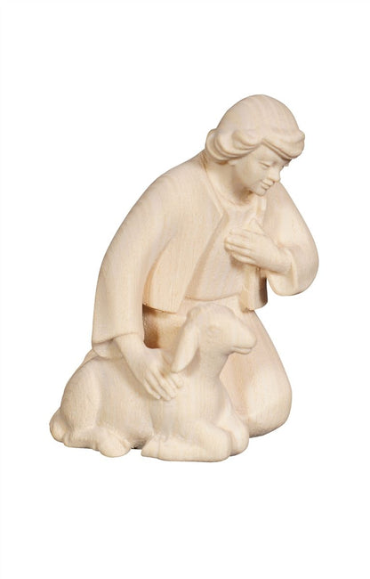 Pema Nativity Shepherd kneeling with sheep