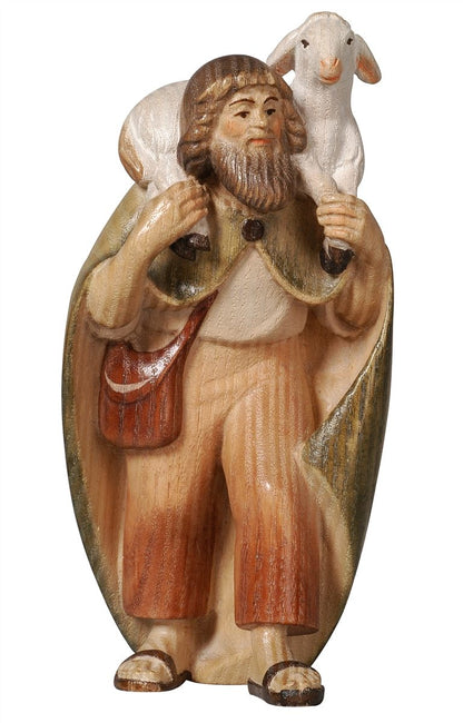Pema Nativity Shepherd with Lamb on Shoulder