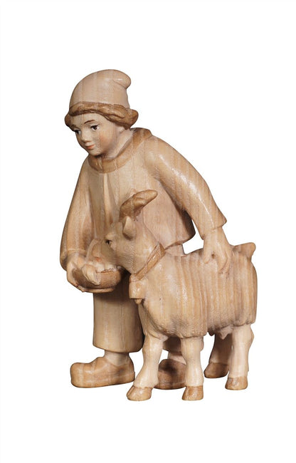 Pema Nativity Boy with Goat