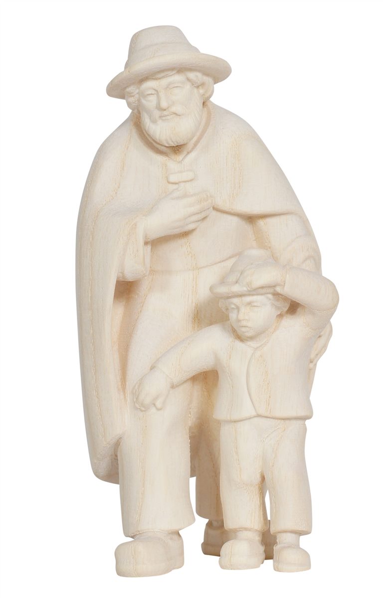 Pema Nativity Shepherd with Boy Looking