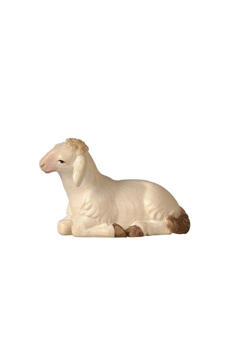 Pema Krippe Schaf liegend vorwärtsschauend
