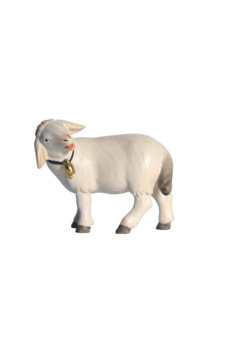 Pema Krippe Schaf stehend Glocke linksschauend