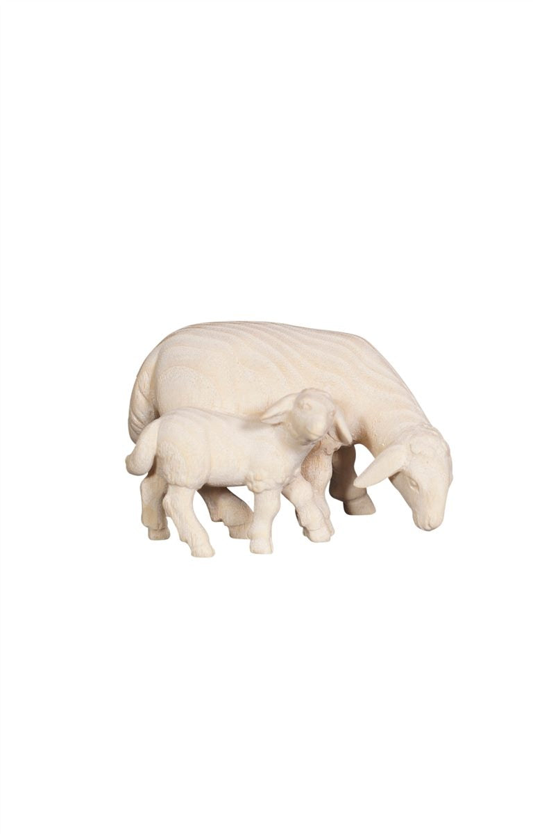 Pema Nativity Sheep Grazing with Lamb