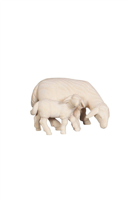 Pema Nativity Sheep Grazing with Lamb