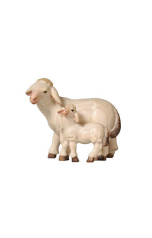 Pema Krippe Schaf mit Lamm stehend