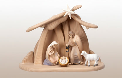 Pema Krippe Set 6 teilig Familienstall Pema