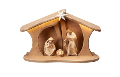 Pema Nativity Set 5 pieces Family Stable Luce with LED