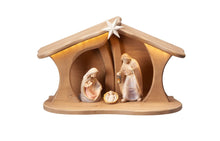 Pema Krippe Set  5 teilig Familienstall Luce mit LED