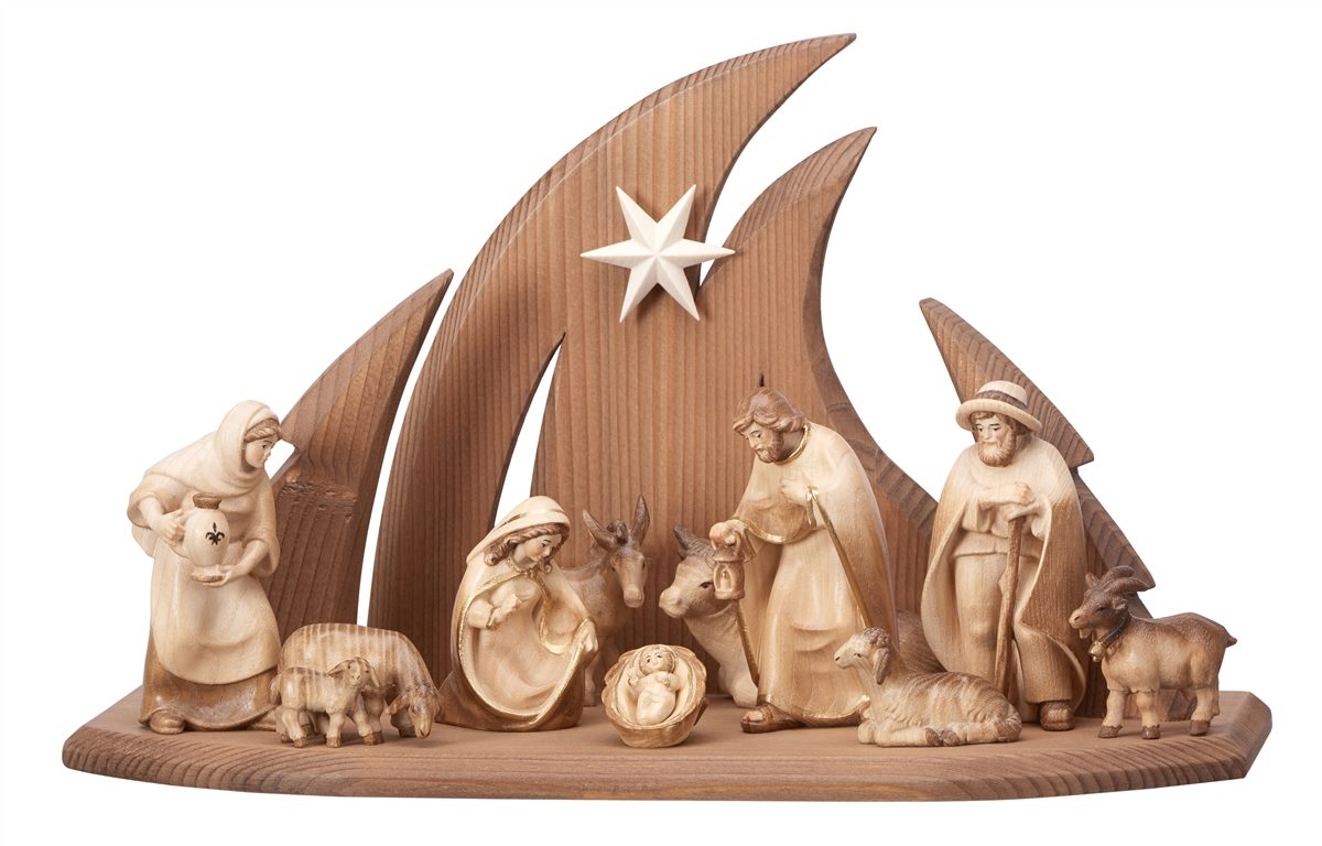 Pema Nativity Set 12 pieces Stable Ambiente Design