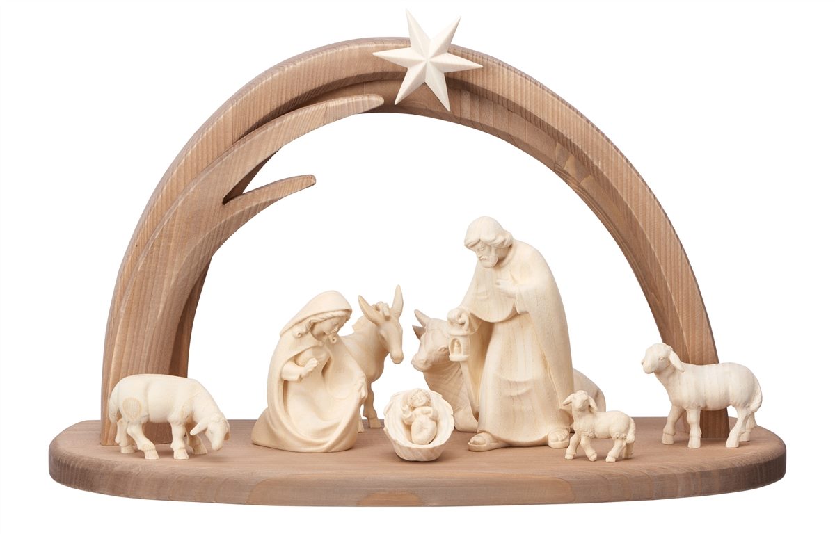 Pema Nativity Set 10 pieces Stable Leonardo