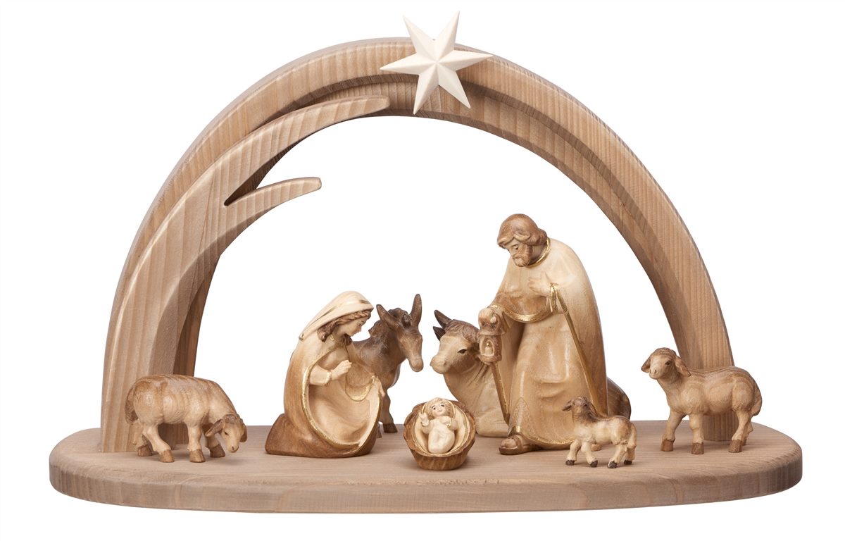 Pema Nativity Set 10 pieces Stable Leonardo