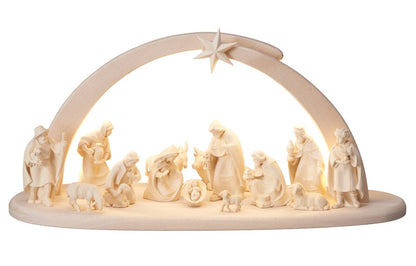 Pema Nativity Set 16 pieces Stable Leonardo with lighting