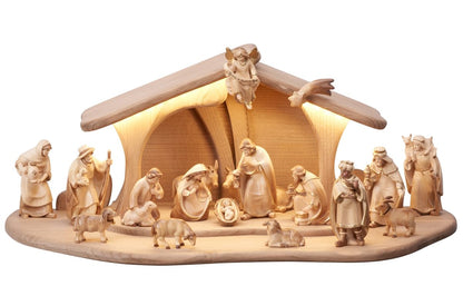 Pema Nativity Set 20 pieces Stable Luce with LED
