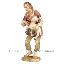 Hirte mit Schaf ANRI Walter Bacher Krippe