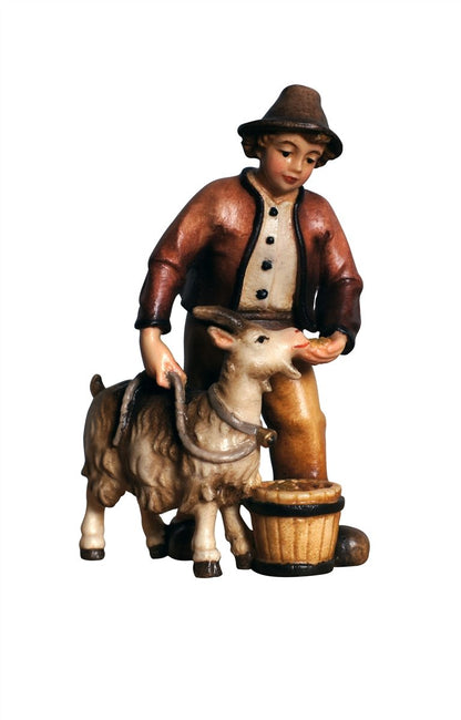 Kostner Nativity Boy with Goat