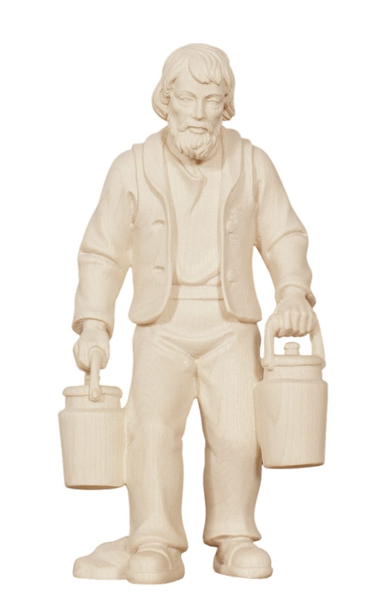 Kostner Nativity Shepherd with Milk Can