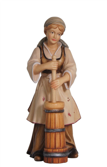 Kostner Nativity Shepherdess with Butter Churn