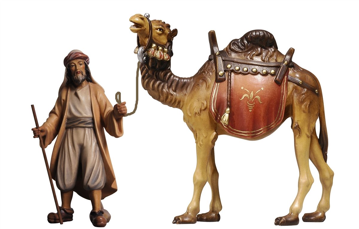 Kostner Krippe Treiber mit Kamel