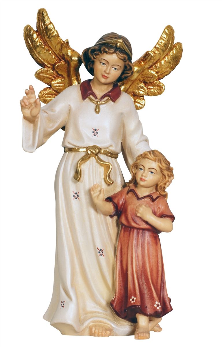 Kostner Krippe Schutzengel mit Mädchen