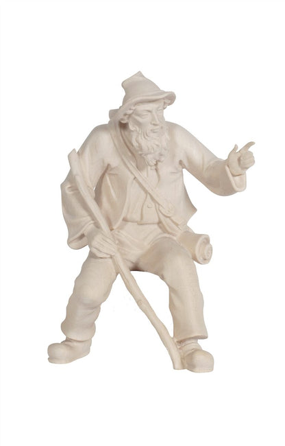 Kostner Nativity Shepherd sitting pointing