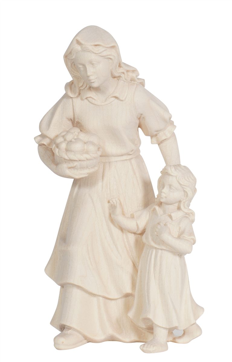 Kostner Nativity Shepherdess with Girl