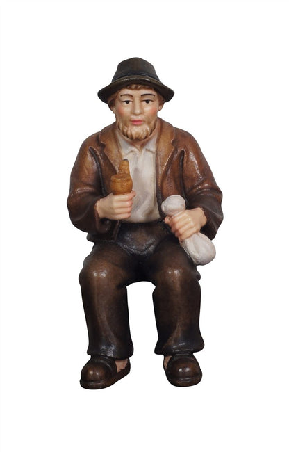 Kostner Nativity Grandpa with Pipe