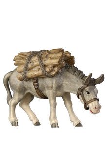 Kostner Krippe Esel mit Holz