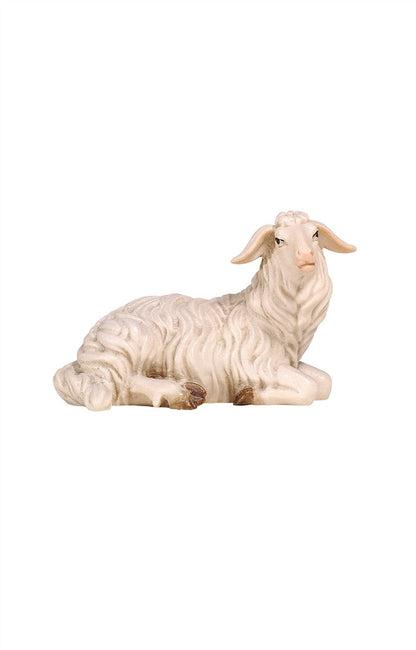Kostner Nativity Sheep lying looking right