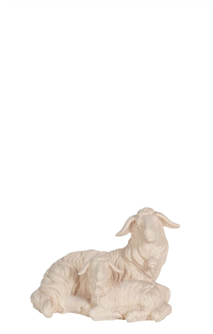 Kostner Nativity Sheep lying with Lamb