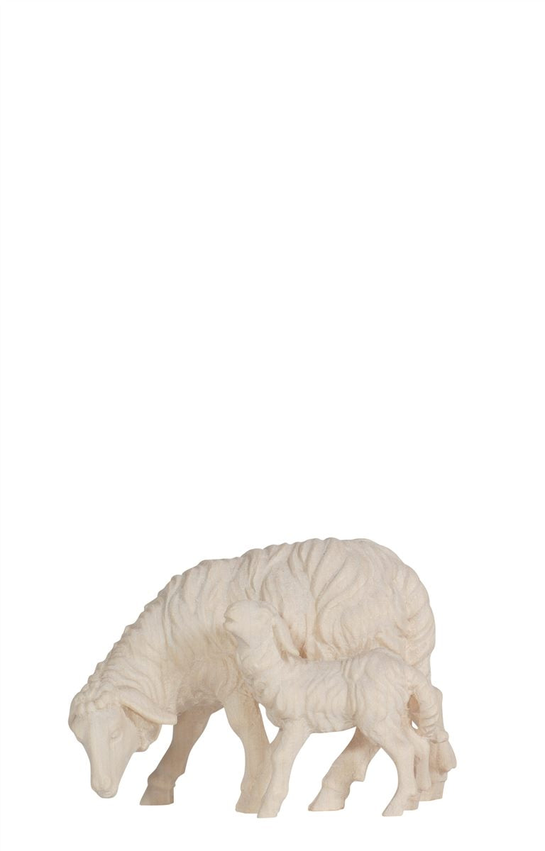 Kostner Nativity Sheep Grazing with Lamb