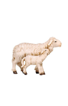 Kostner Krippe Schaf + Lamm stehend