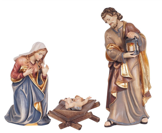 Kostner Krippe Hl. Familie Jesuskind + Holzwiege