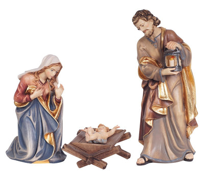 Kostner Krippe Hl. Familie Jesuskind + Holzwiege