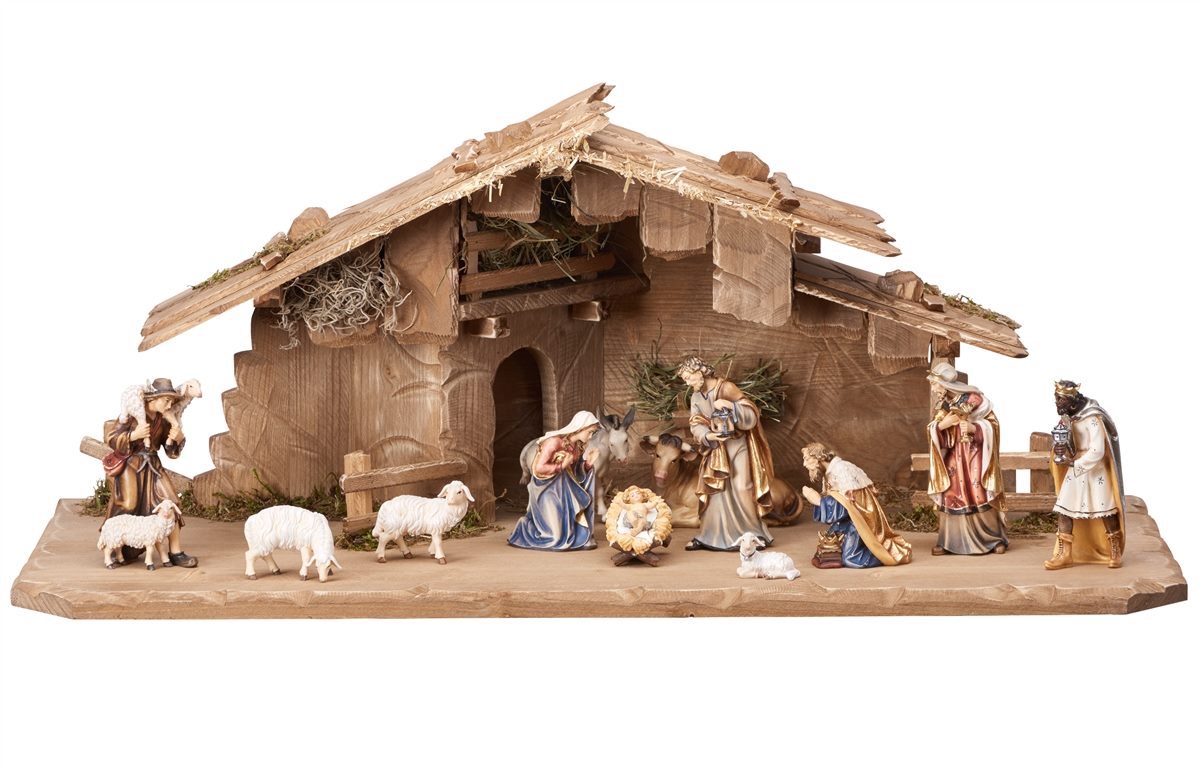 Kostner Nativity Set 14 pieces - Stable Holy Night