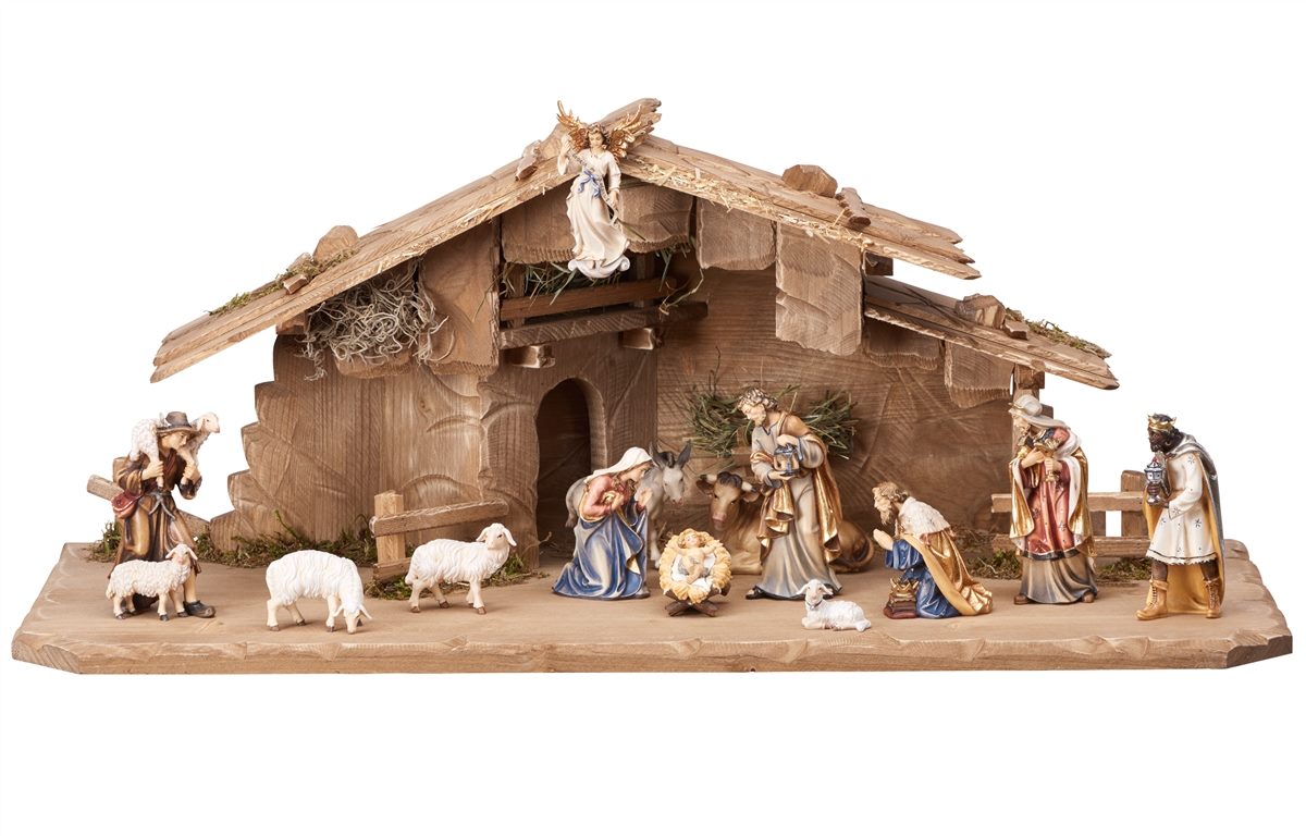 Kostner Nativity Set 15 pieces - Stable Holy Night
