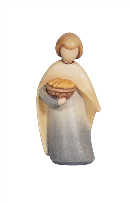 Leonardo Nativity Boy with Bread Basket