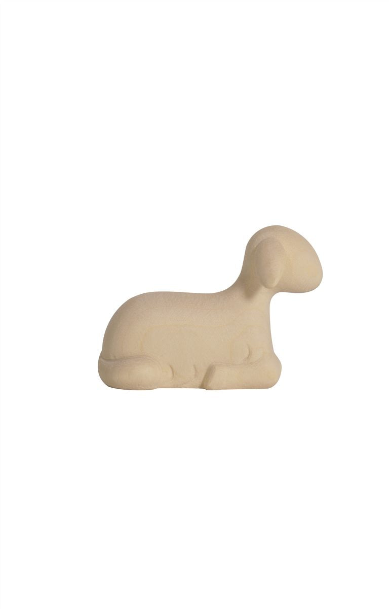 Leonardo Nativity Sheep Lying Forward-Looking