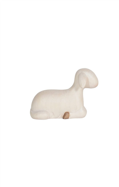 Leonardo Nativity Sheep Lying Forward-Looking