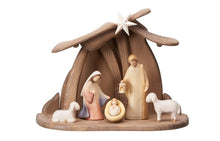 Leonardo Krippe Set 7 teilig Familienstall Pema