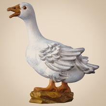 Heilige Krippe Gans quakend Holzgeschnitzt 